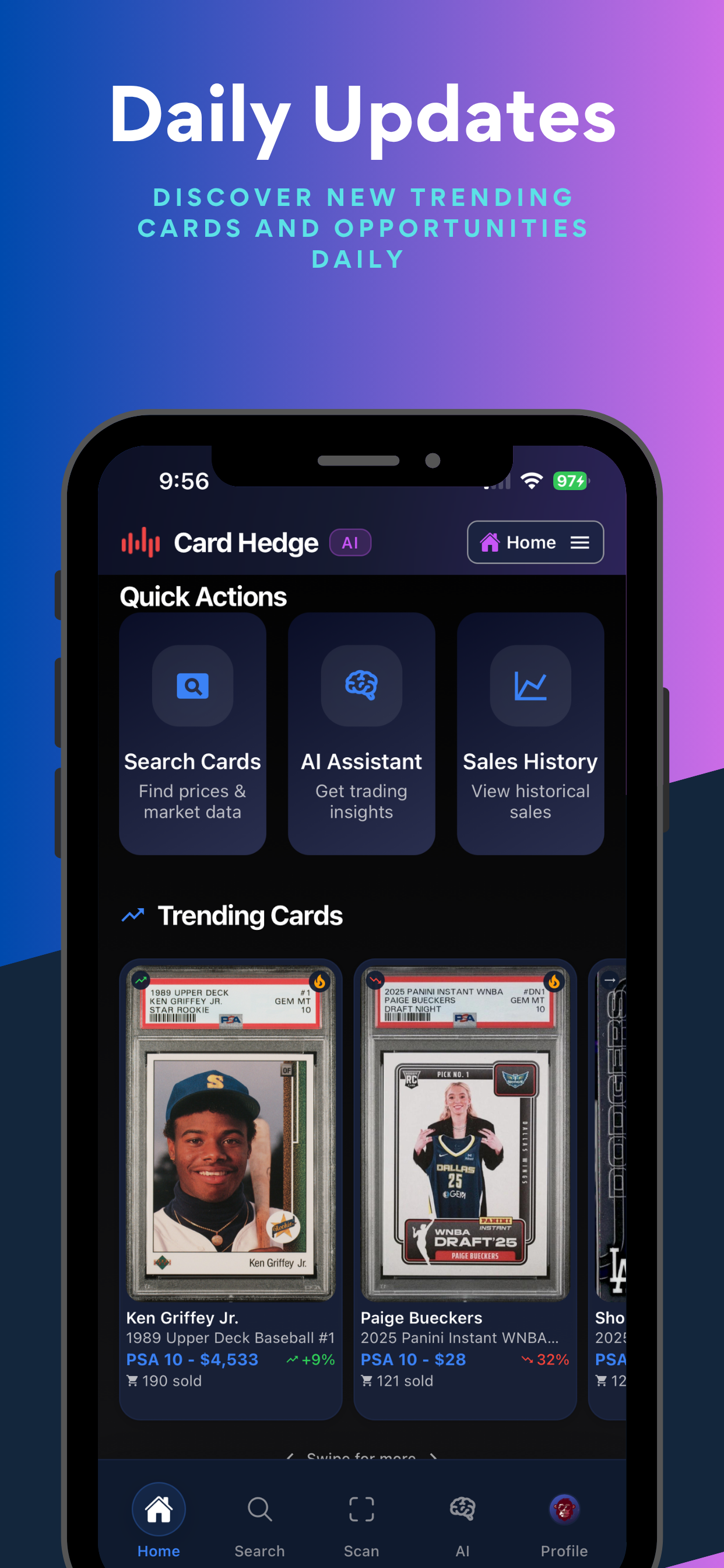 Card Hedge AI Sports & TCG Price Guide gallery image