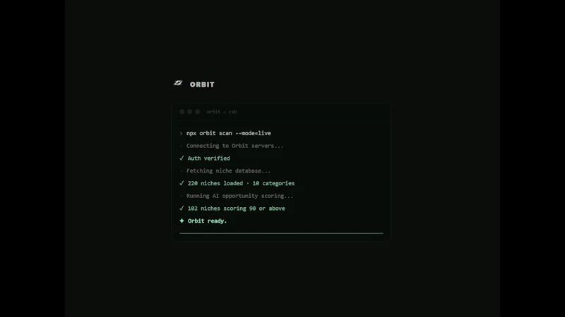 ORBIT - Find your next startup/app screenshot 1 (video preview)