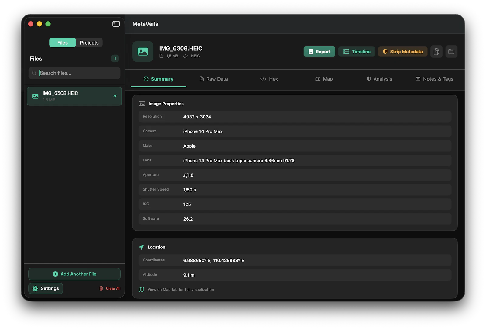 MetaVeils screenshot 2