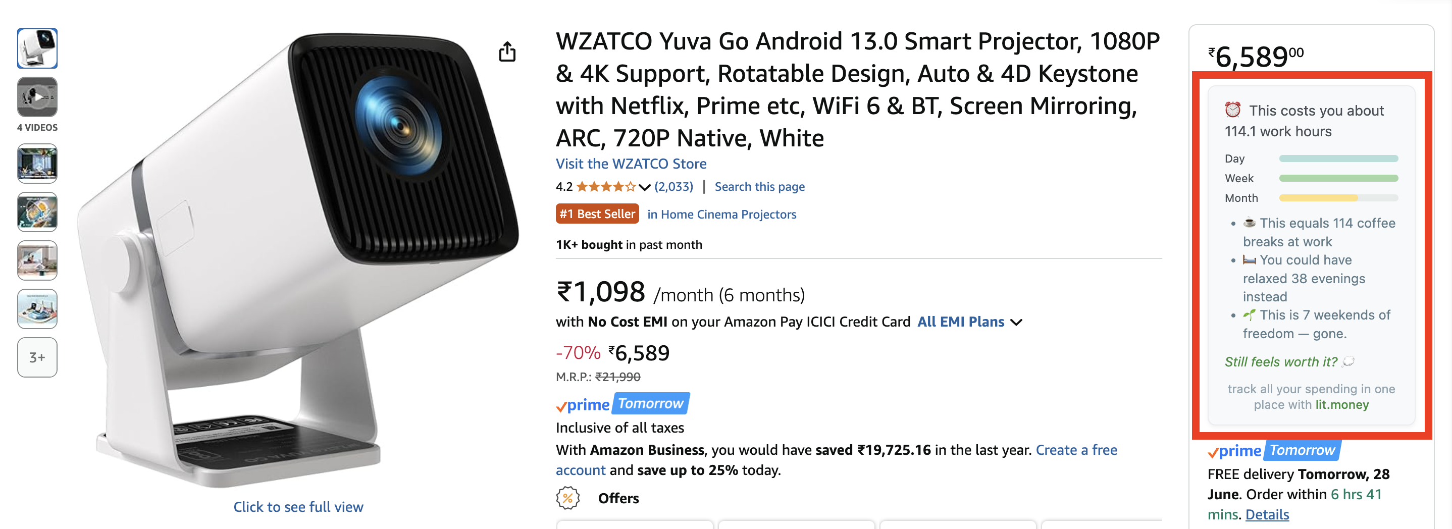टाइमस्पेंडर - कीमतों को समय में परिवर्तित करें। मीडिया 3