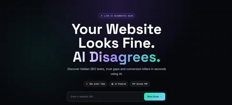 SiteRoast AI screenshot 1