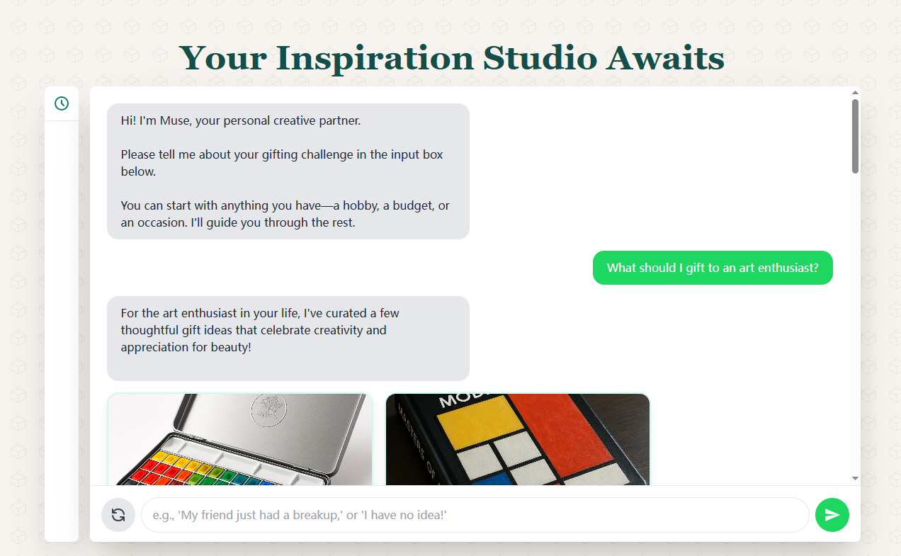 Giftideas AI - Screenshot 4 showing product features and functionality