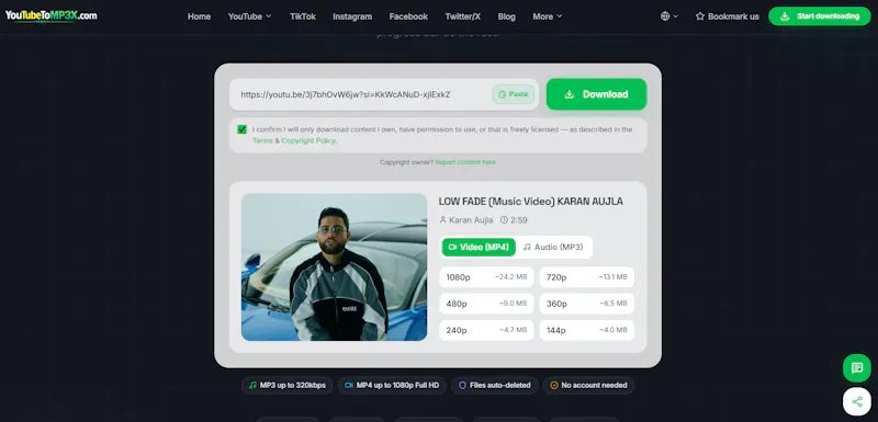 YouTubeToMP3X screenshot 6