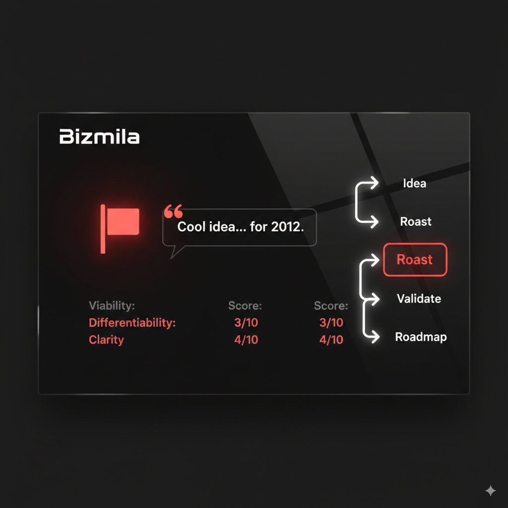 Bizmila - From raw idea to market-ready in one structured flow media 2