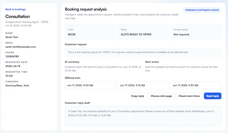 HuzAgent.ai screenshot 2