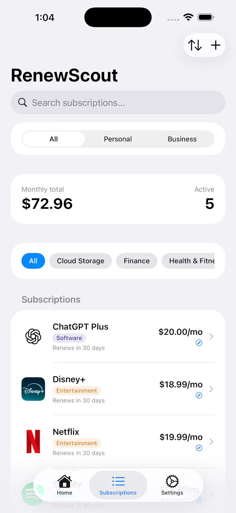RenewScout screenshot 3