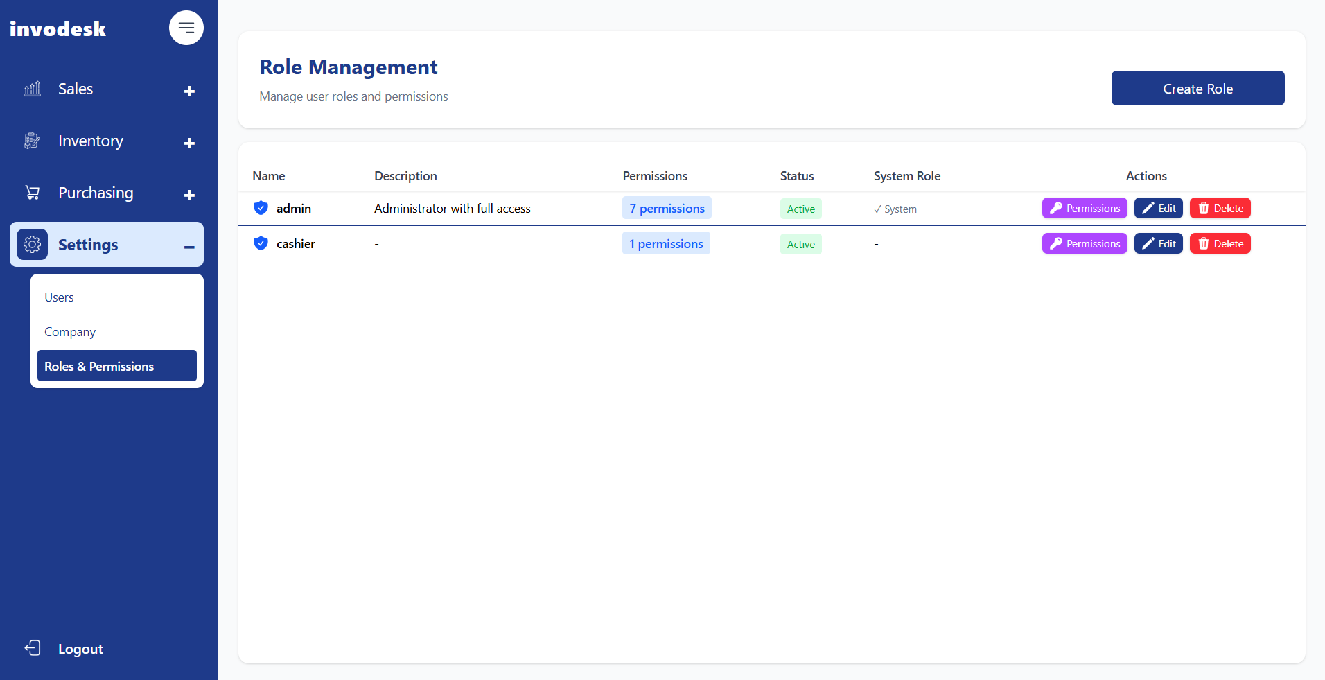 Invodesk - Screenshot 3 showing product features and functionality