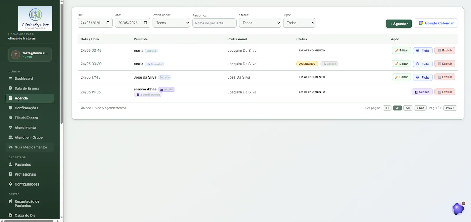 ClinicaSsysPro screenshot 3