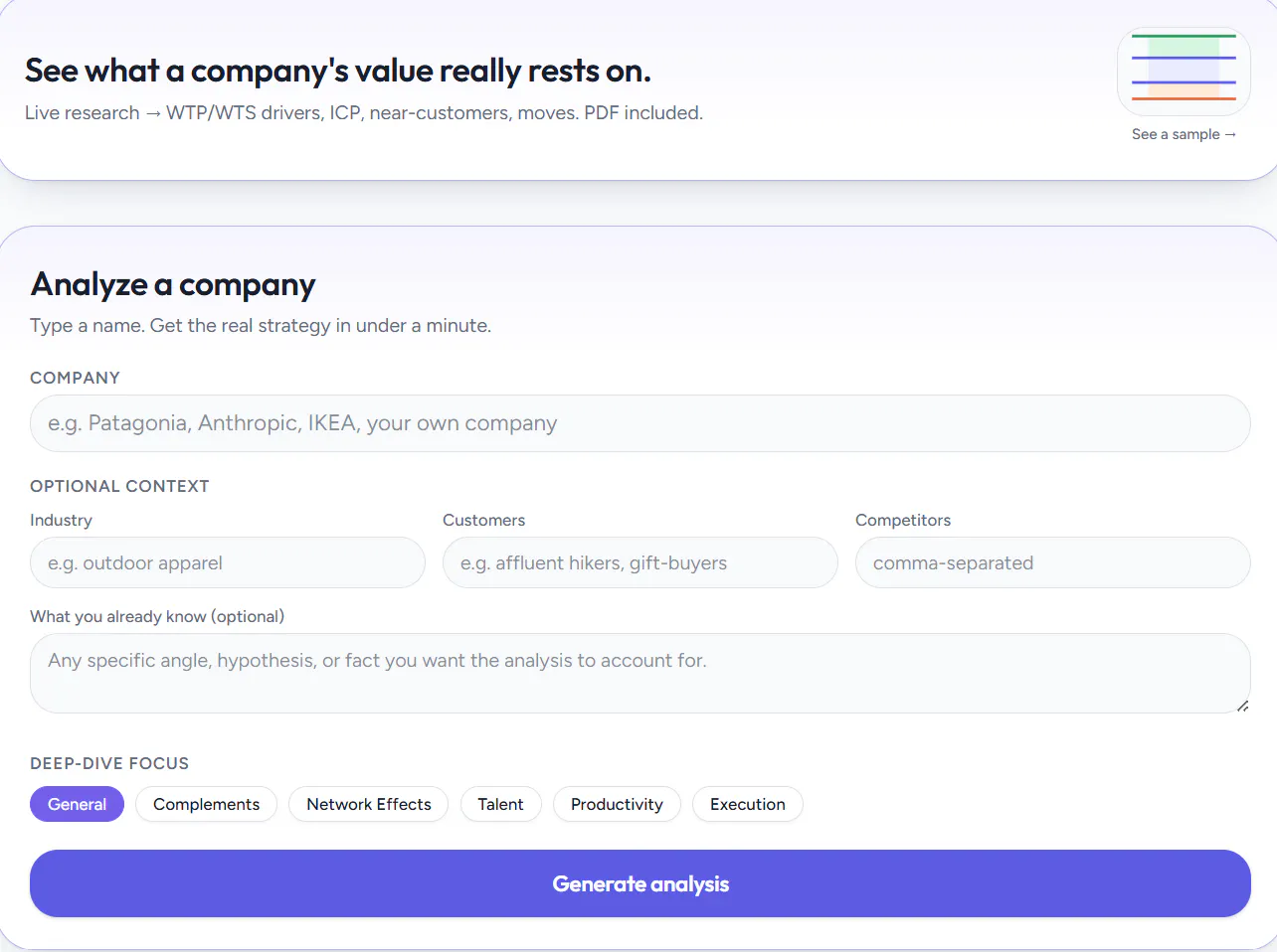Value Stick Strategy Studio gallery image
