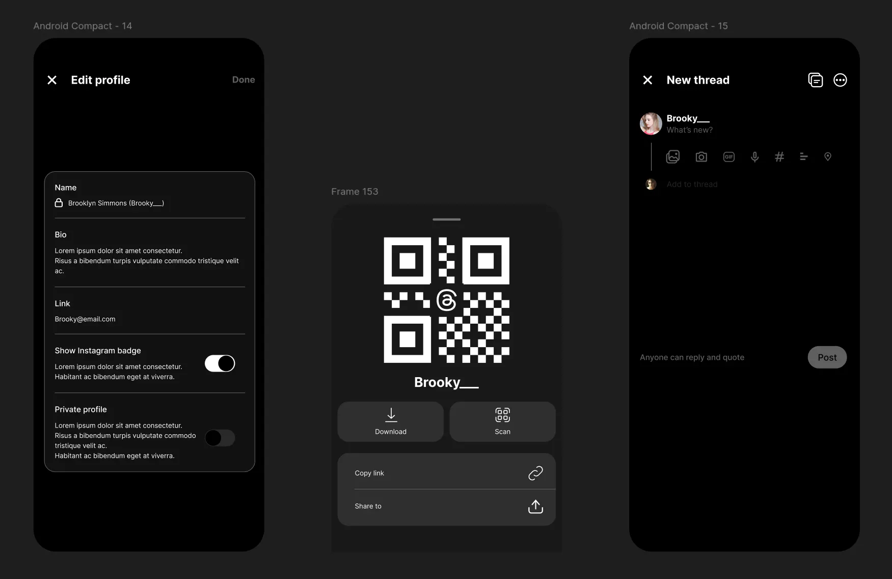 Threadsv: A UI/UX Redesign Concept  gallery image