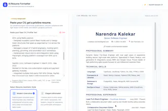 AI Resume Formatter gallery image