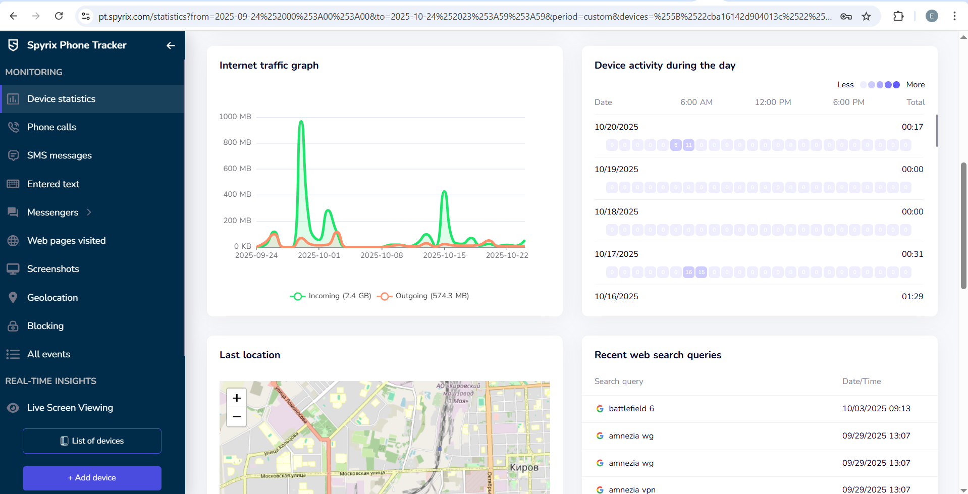 Spyrix Phone Tracker for Android gallery image