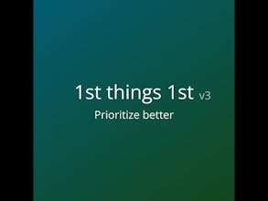 1st things 1st gallery image