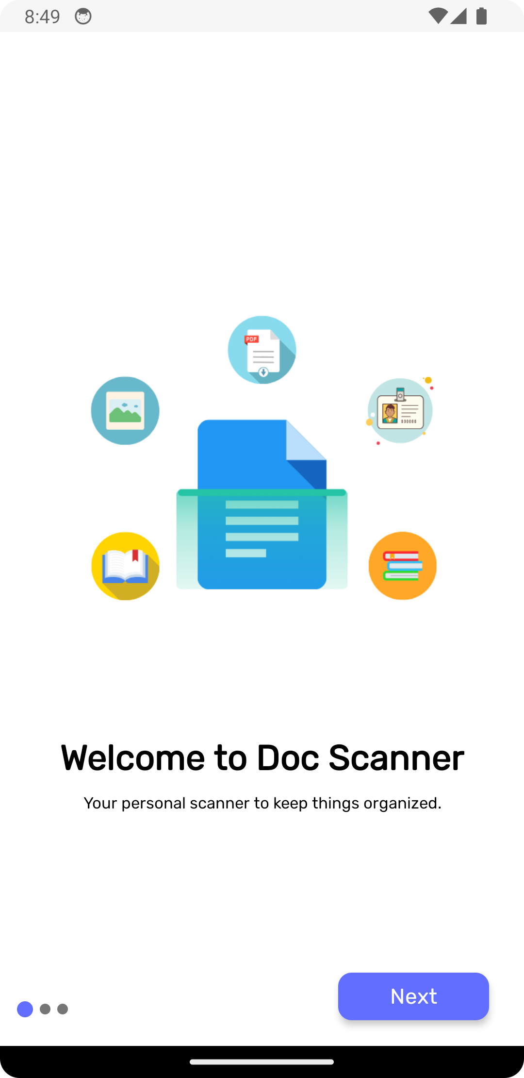 Documentscanner - PDF -editor -app - Scan, bewerken, comprimeren en converteren bestanden, afbeeldingen & pdf. media 1