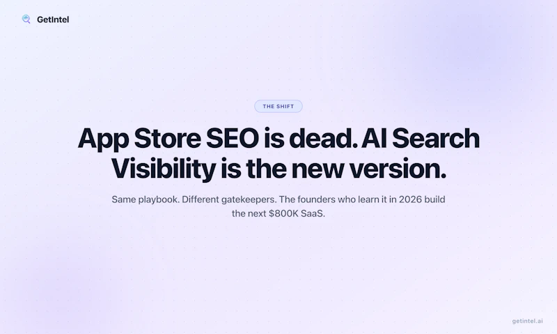 GetIntel - AI Visibility Tool screenshot 8