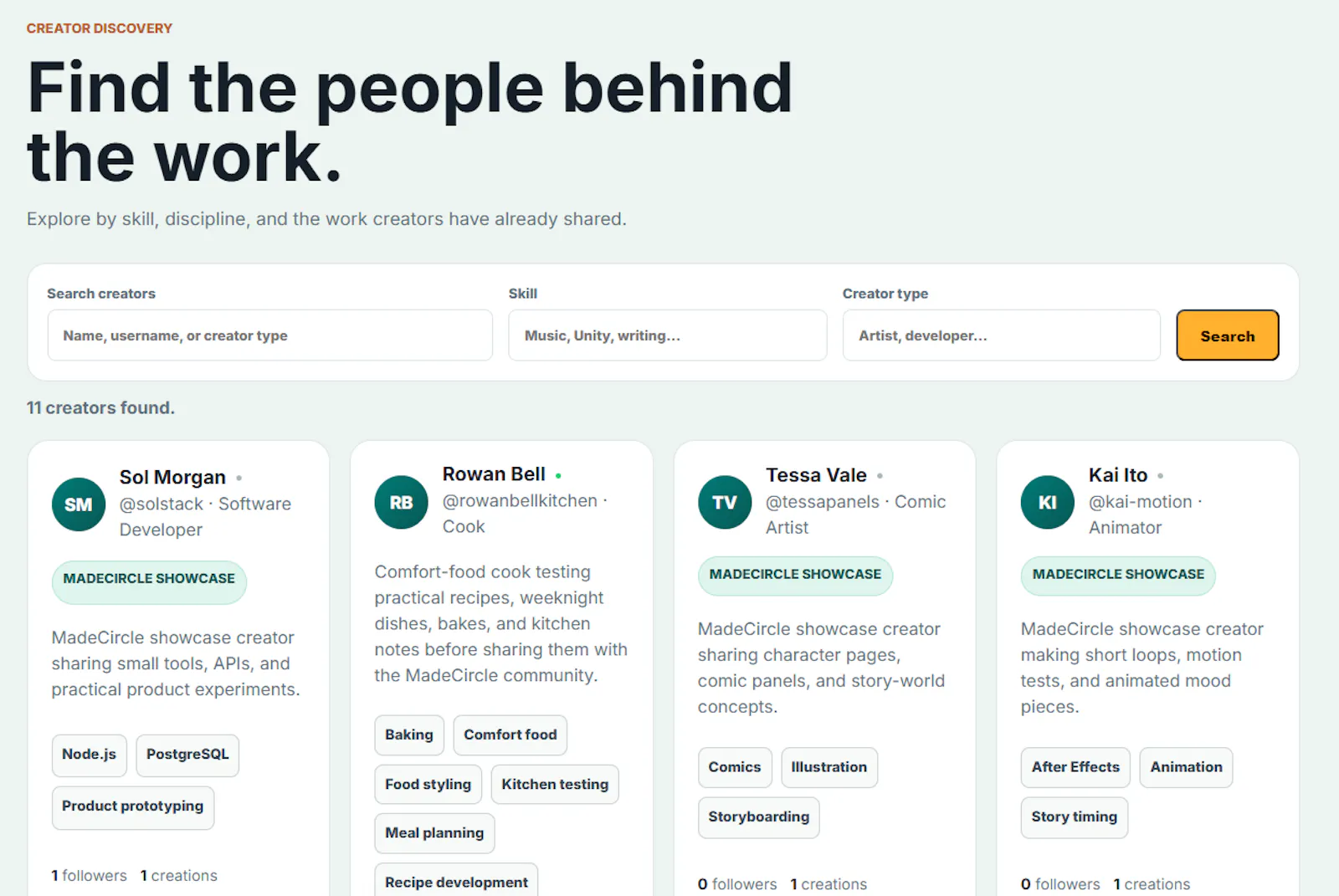 MadeCircle screenshot 2