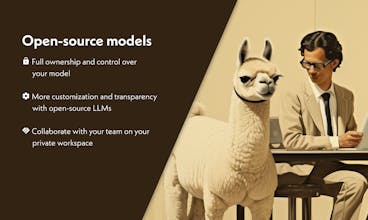 صورة شاشة لمطور يقوم بإجراء استدعاء واجهة برمجة التطبيقات (API) إلى Llama 2 لبناء نماذج متفوقة.