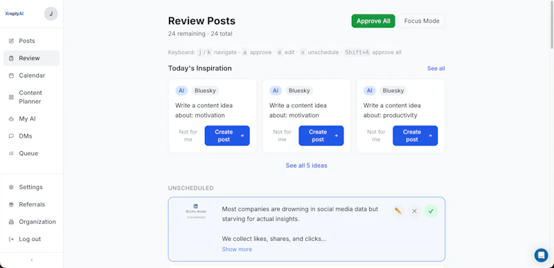 AI social media manager trained on you screenshot 5