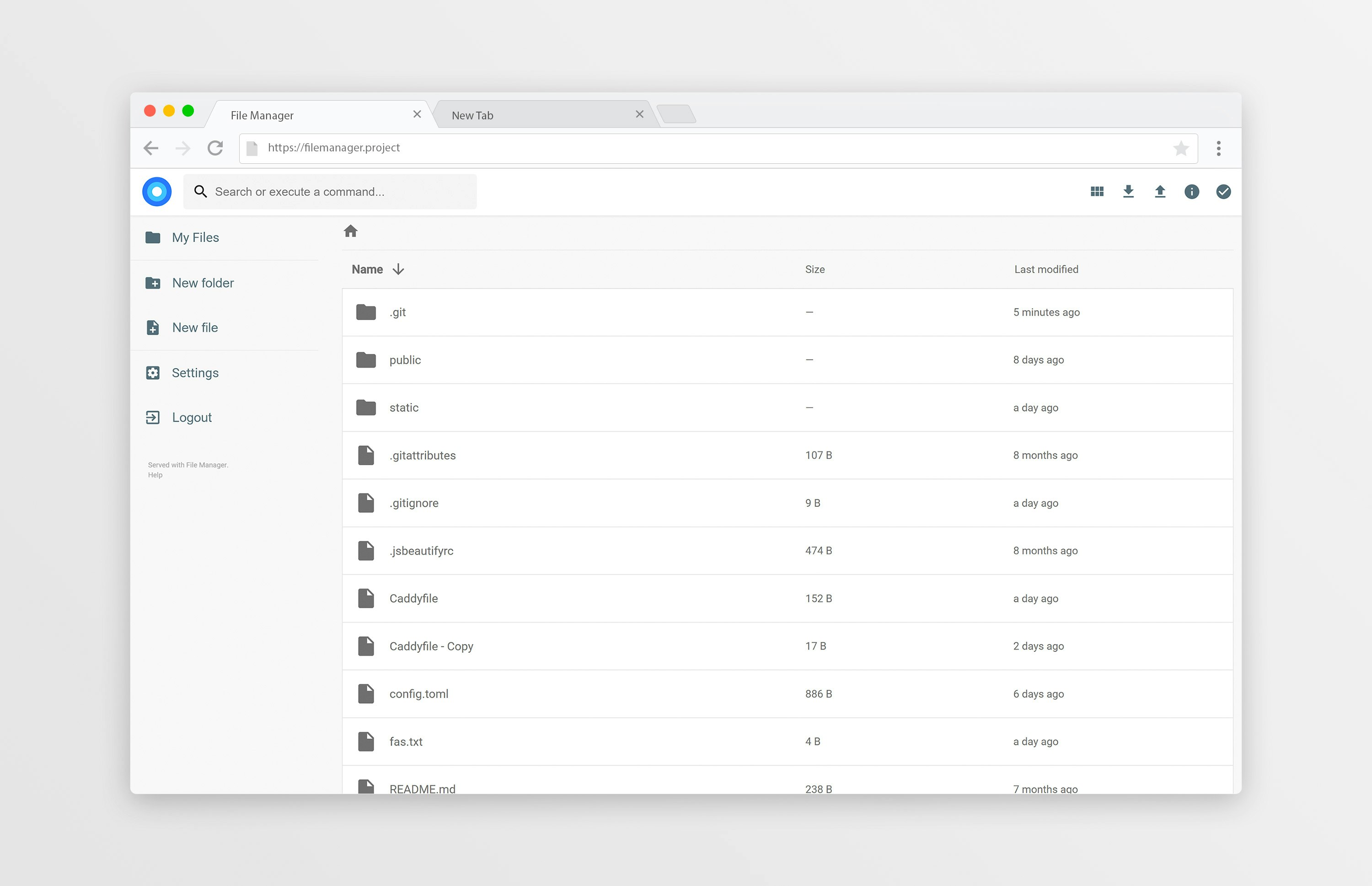 File Manager gallery image