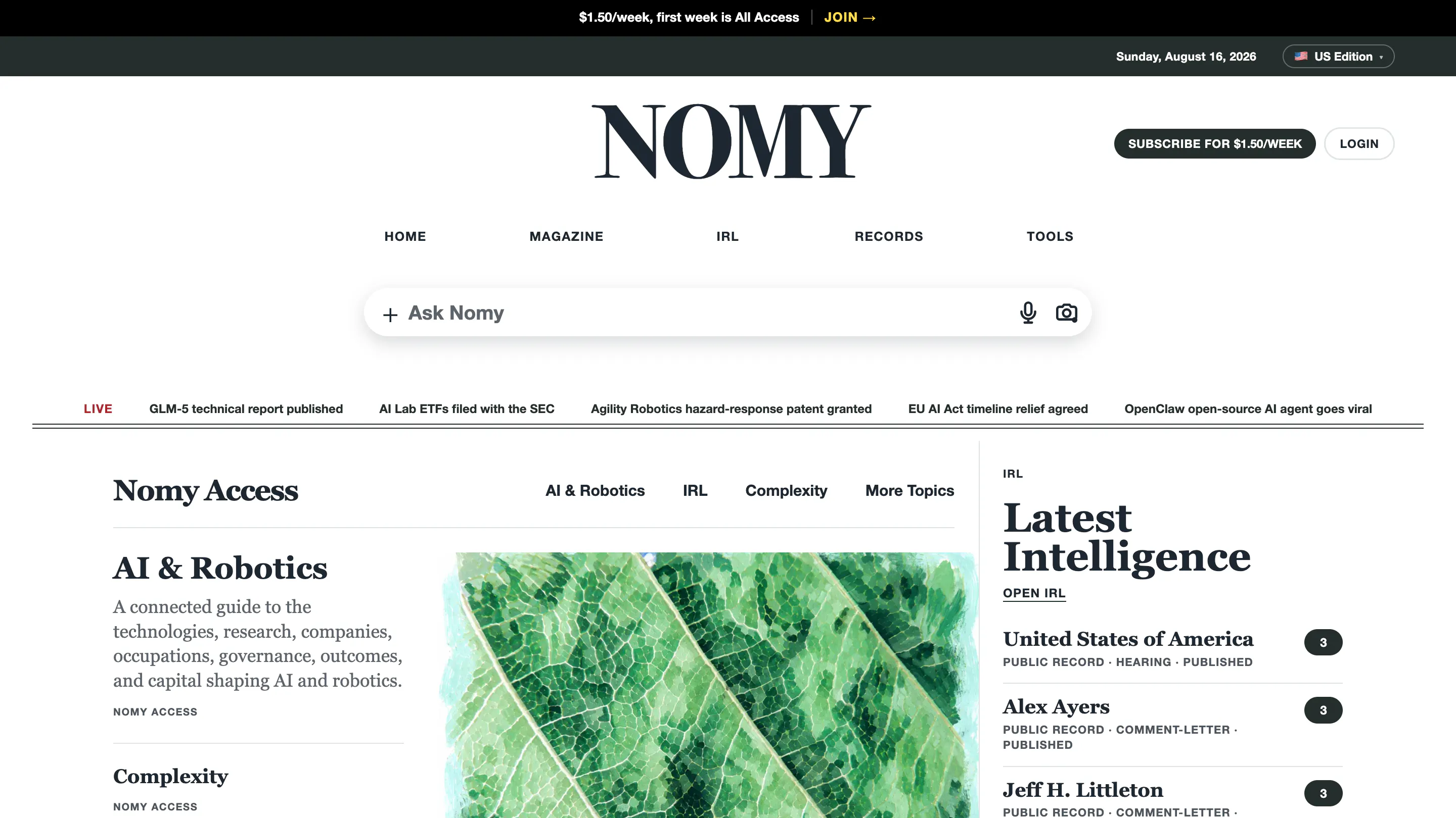 Nomy screenshot
