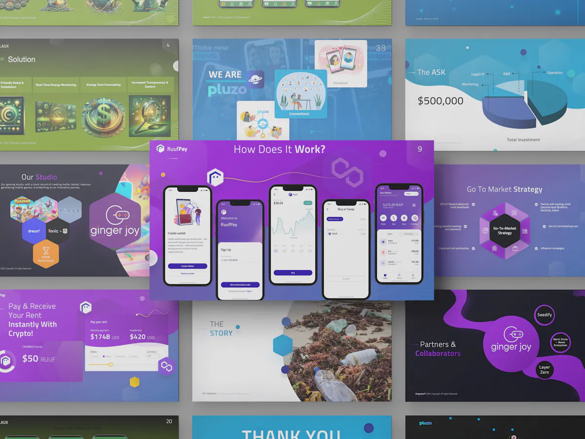 Startup73 Animated Pitch Deck Excellence