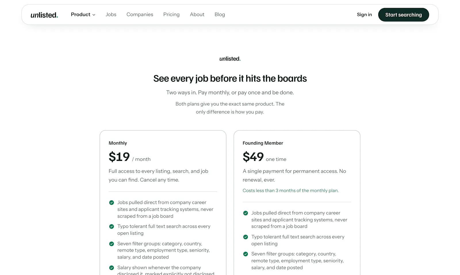 Unlisted Careers screenshot 4