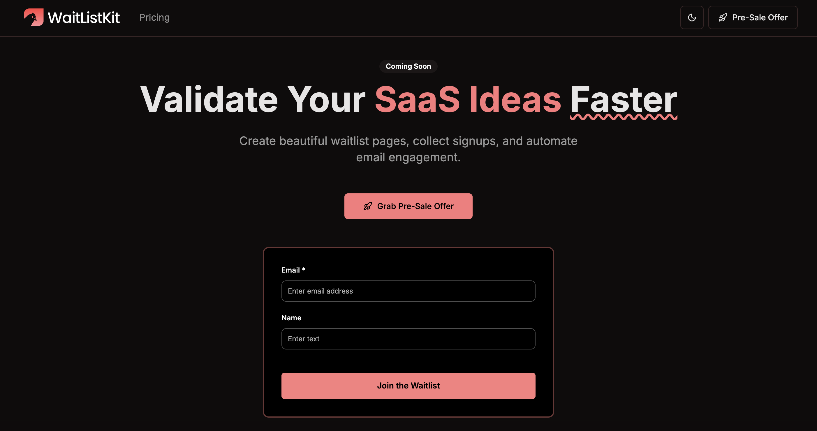 وسائط Waitlistkit - التحقق من صحة أفكار SaaS الخاصة بك بشكل أسرع 1