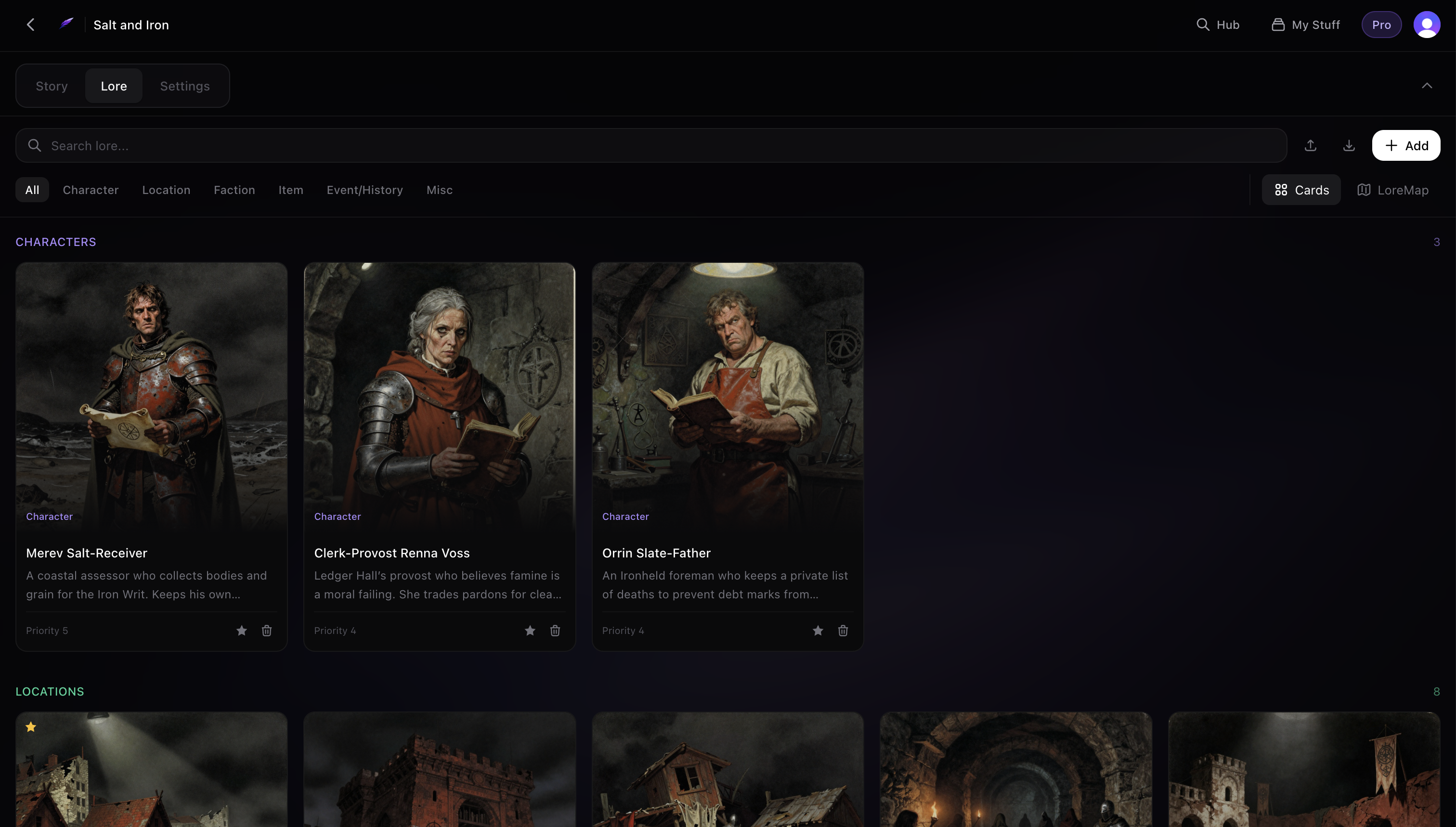 LoreWeaver AI gallery image