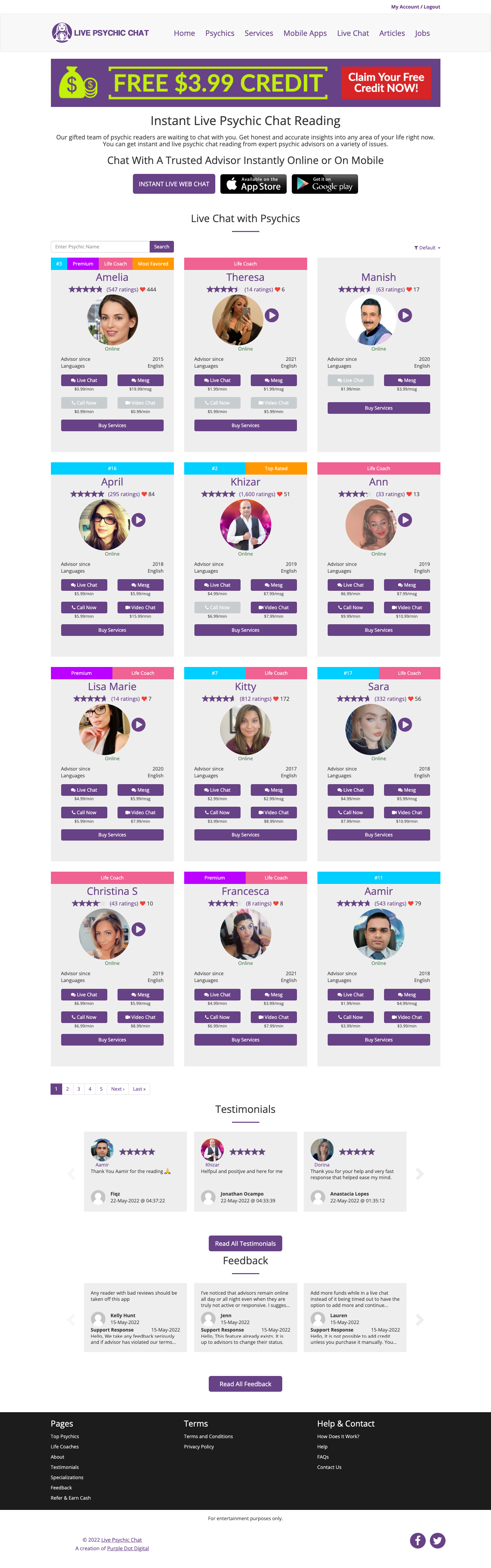 Live Psychic Chat gallery image