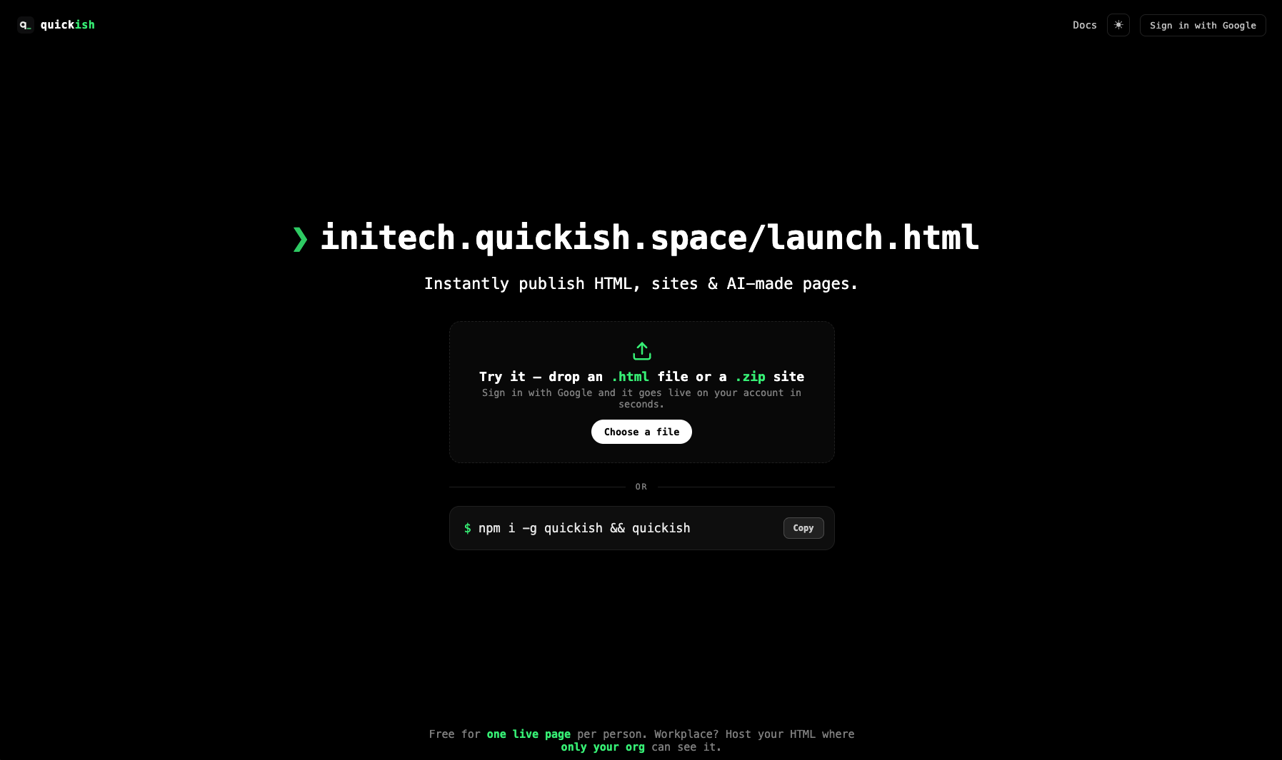 Quickish gallery image