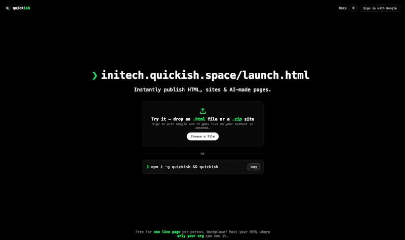 Quickish screenshot 2