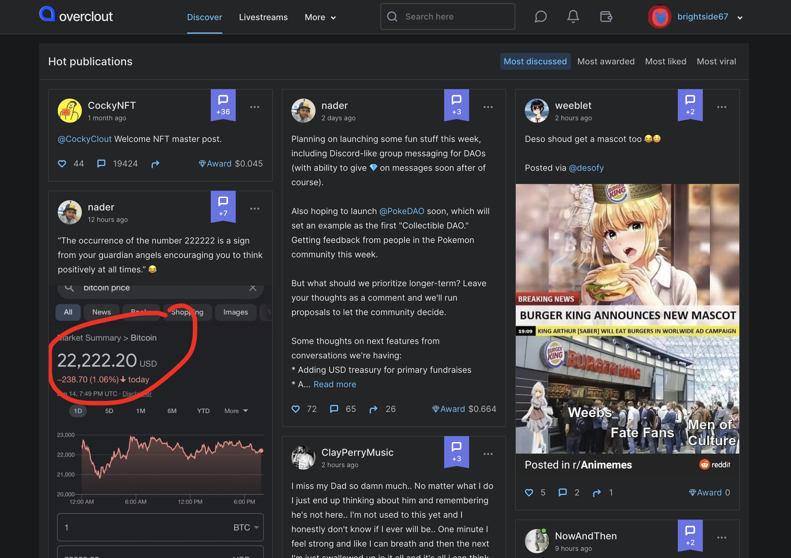 Overclout.com - Новая социальная сеть Web3, построенная на блокчейне Deso медиа 2