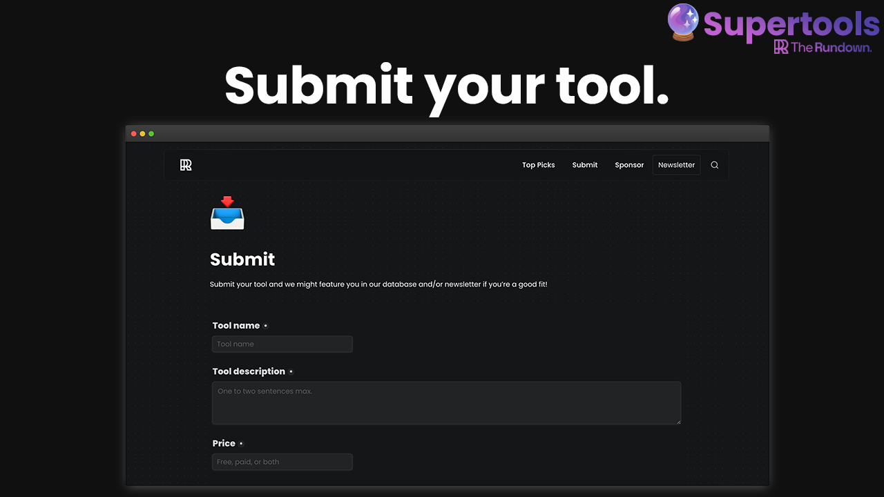 Media Supertools - Cari alat AI terbaik, semuanya di satu tempat 4