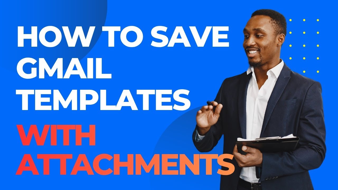 Gmail Template with Attachment gallery image