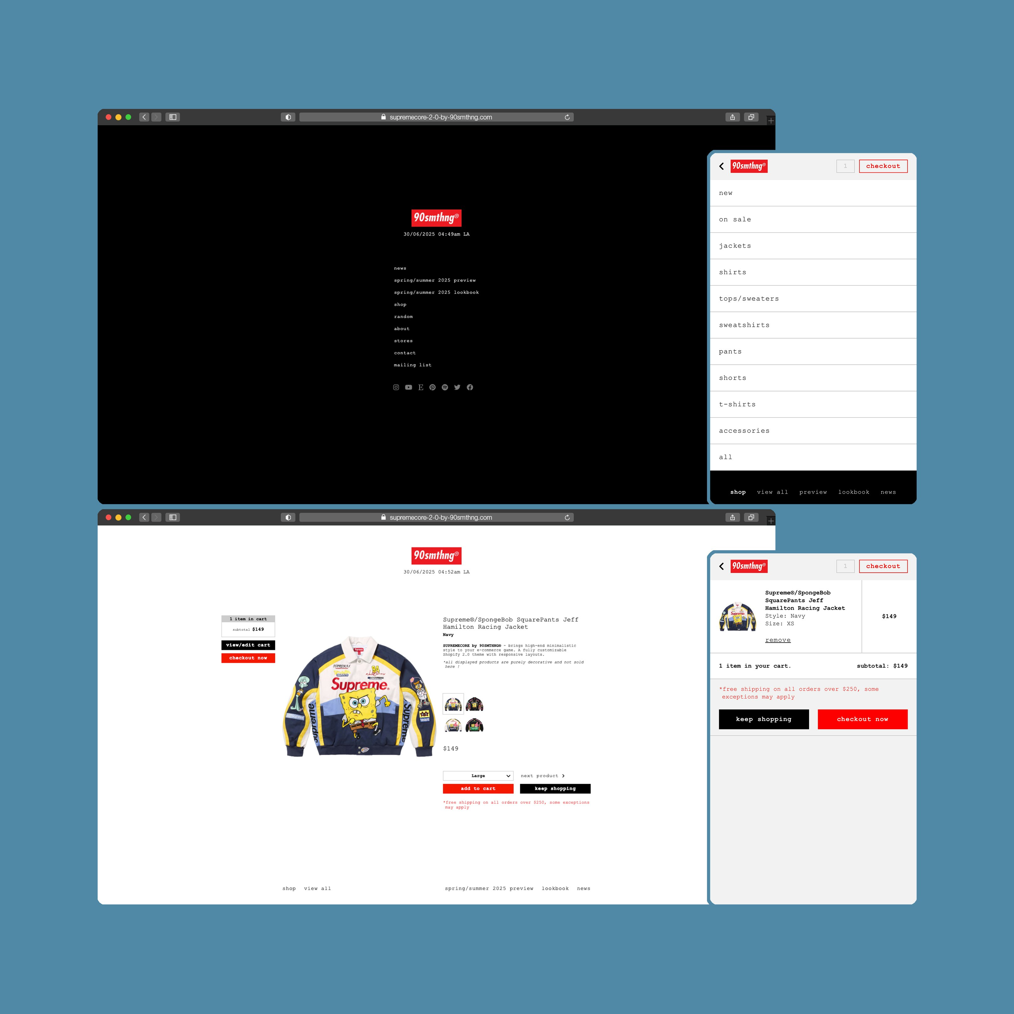 Supremecore 2.0 |शॉपिफाई थीम - Shopify थीम/ऑनलाइन स्टोर टेम्पलेट मीडिया 1