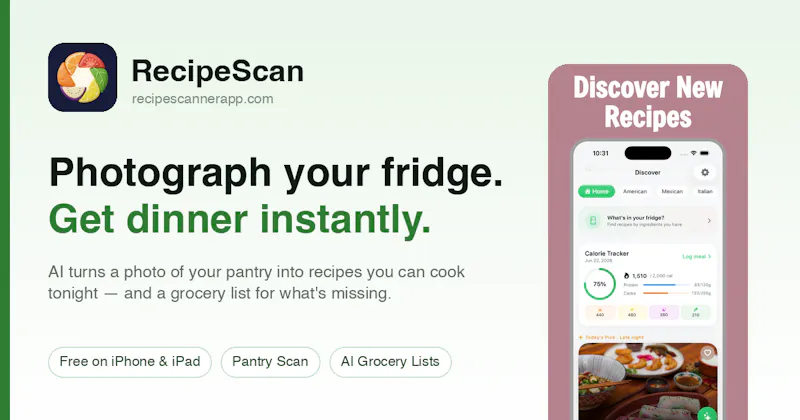 RecipeScan screenshot 1