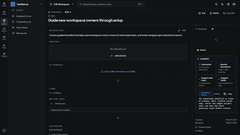 TaskNebula screenshot 3