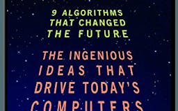 Nine Algorithms That Changed the Future media 1