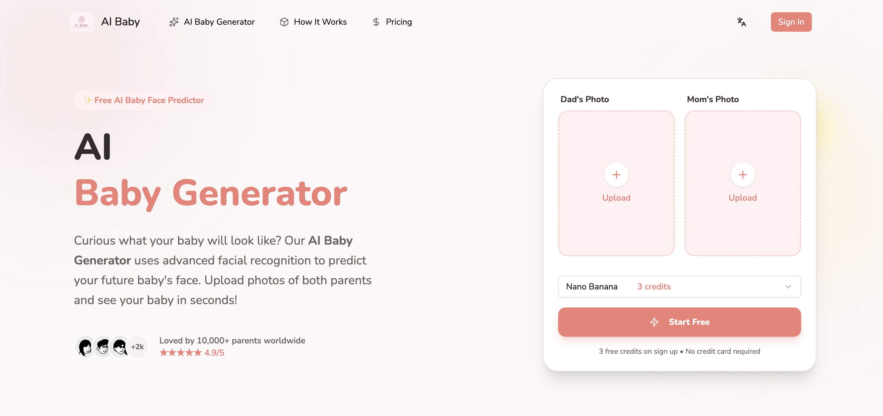 AI Baby Generator - Product Hunt launch logo
