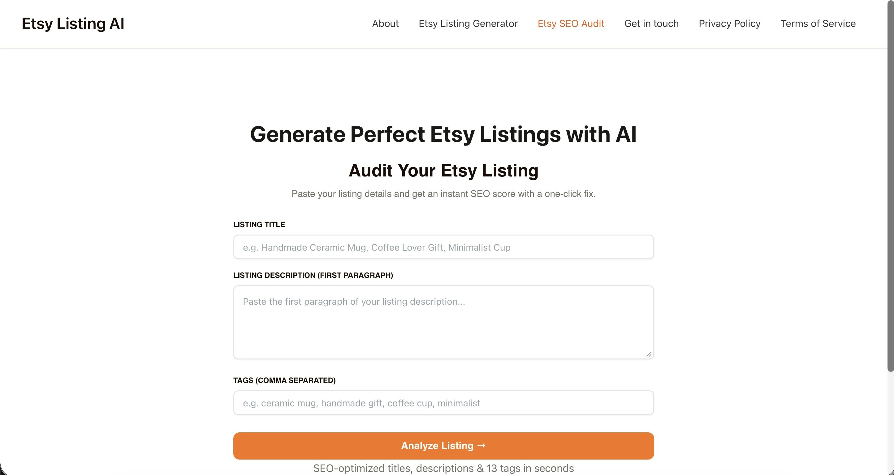 Etsy SEO Audit gallery image