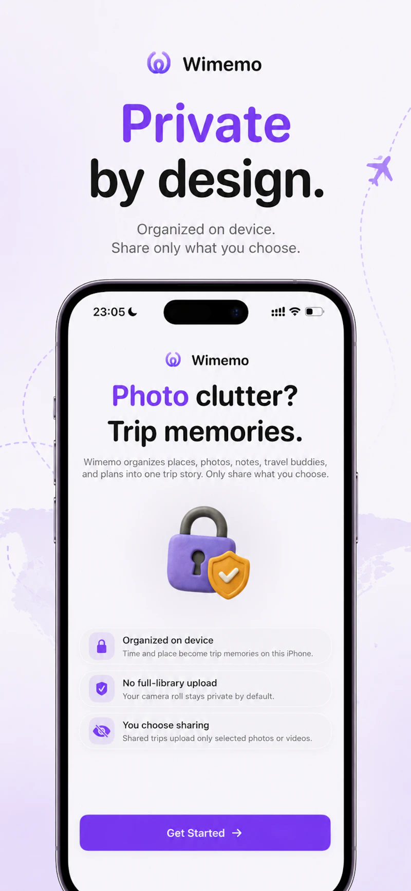 Wimemo - Travel photo map screenshot 6