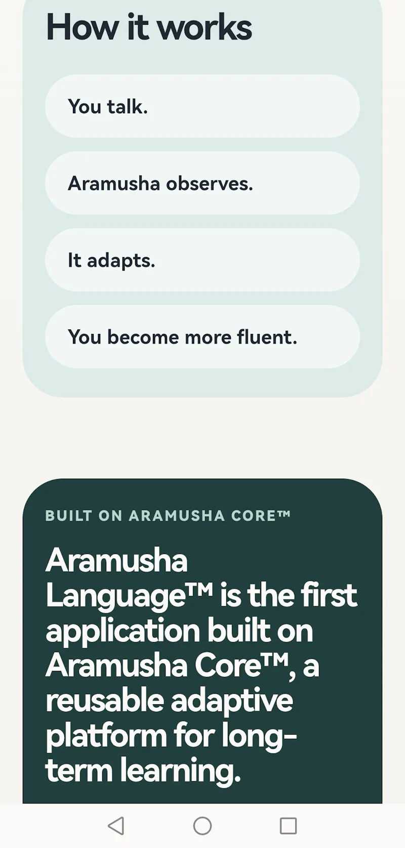 Aramusha Language screenshot 5