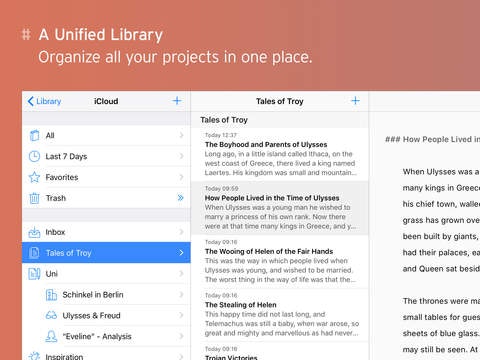 Ulysses for iPhone gallery image