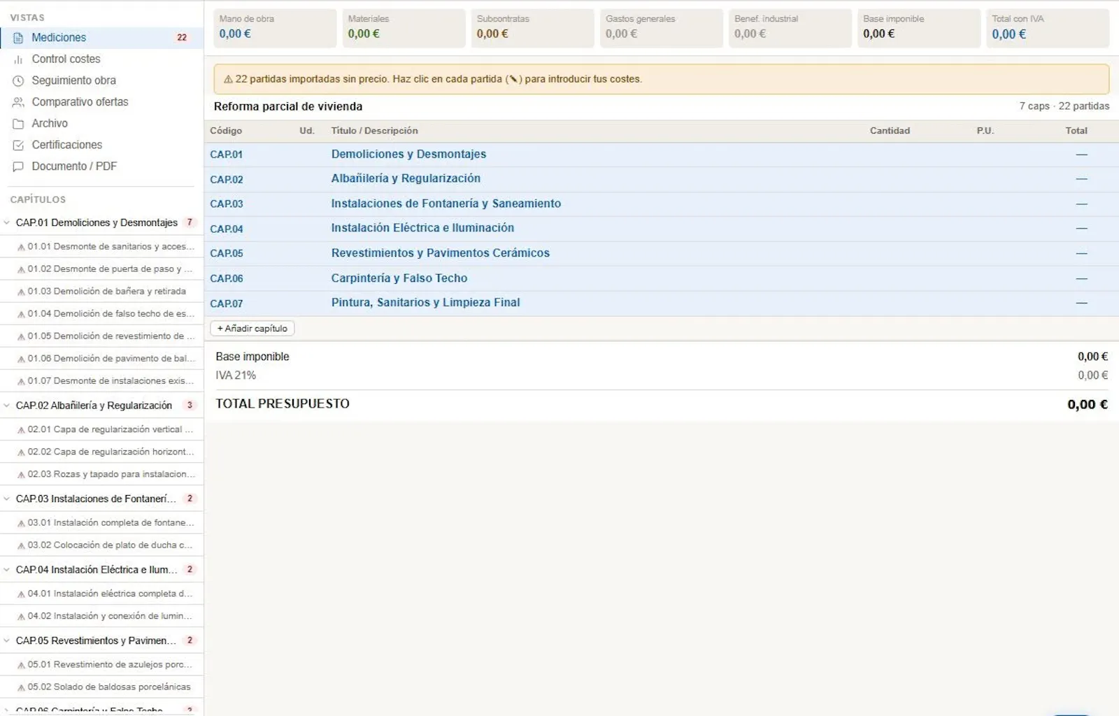 PresuBuild screenshot 10