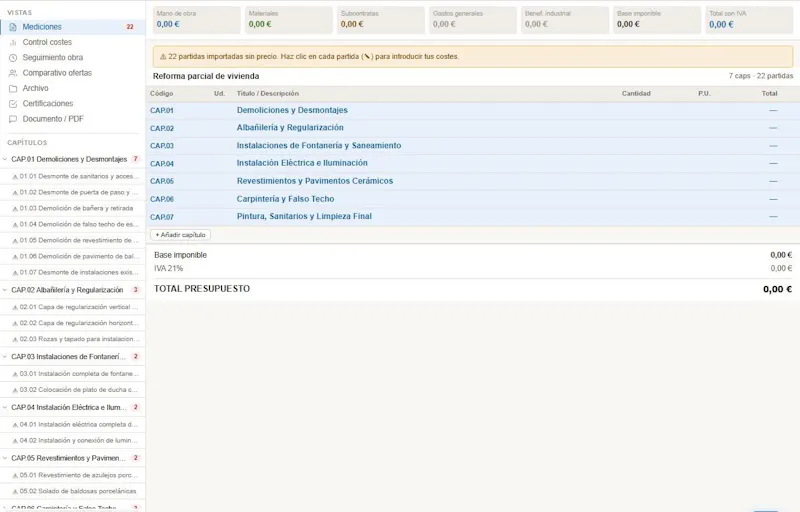 PresuBuild screenshot 10