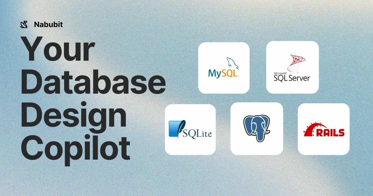 startuptile Nabubit-Your Database Design Copilot