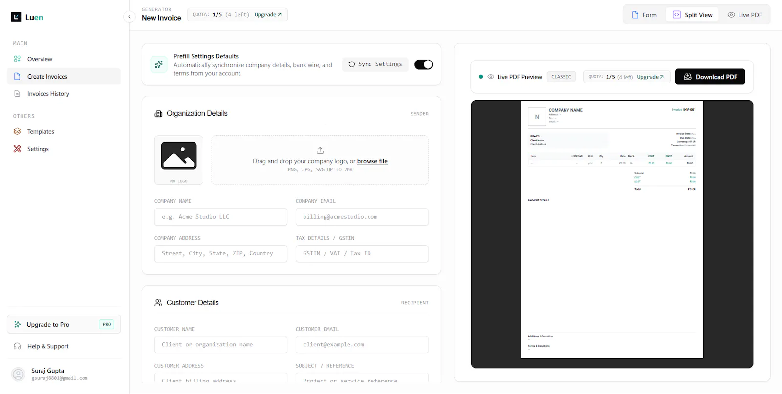 Luen screenshot 2