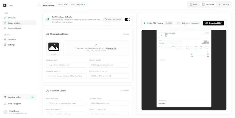 Luen screenshot 2