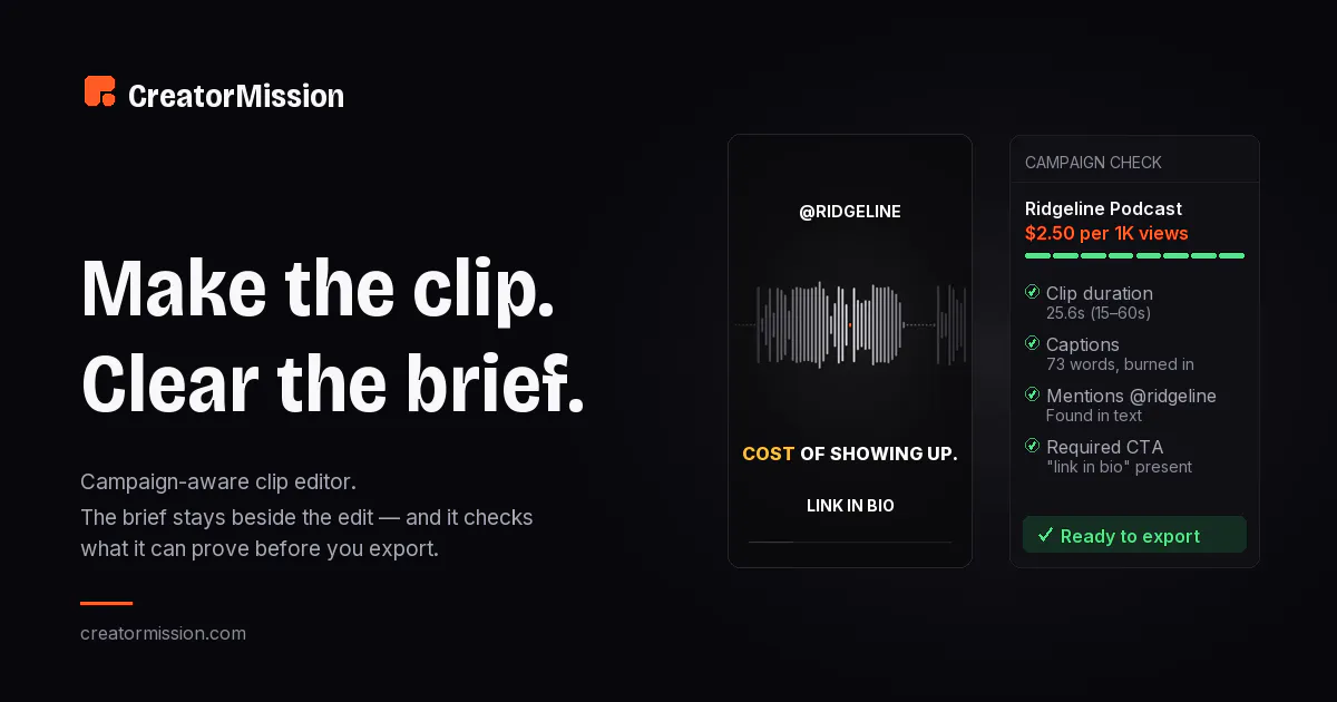 CreatorMission gallery image