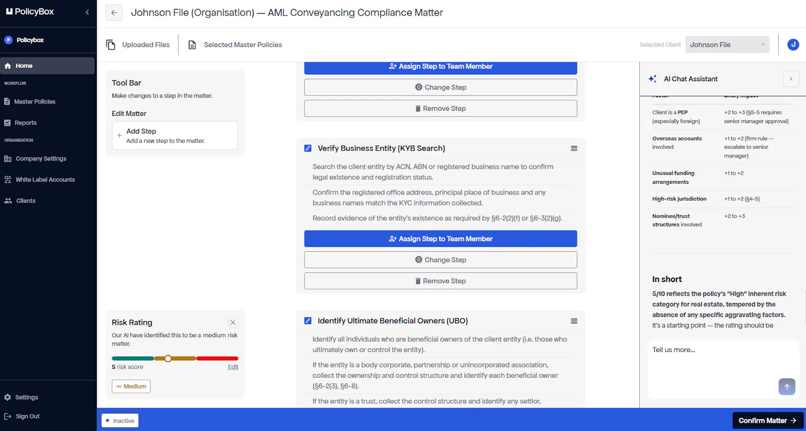 PolicyBox screenshot 2